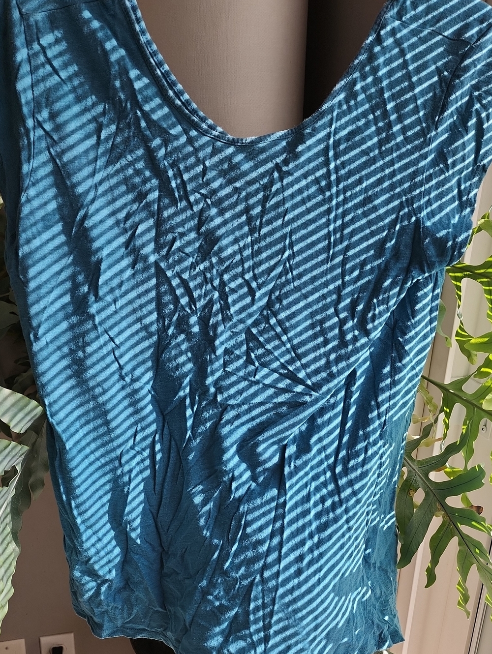 Calvin Klein Teal Blue Scoop Neck Tank